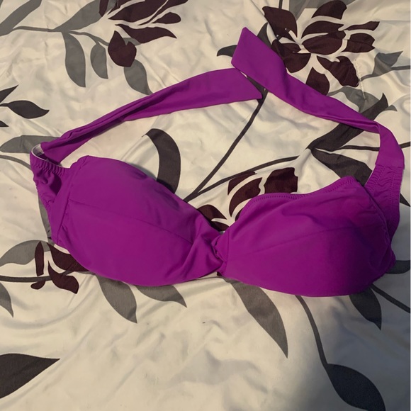 Other - Bathing suit top, size large deep purple